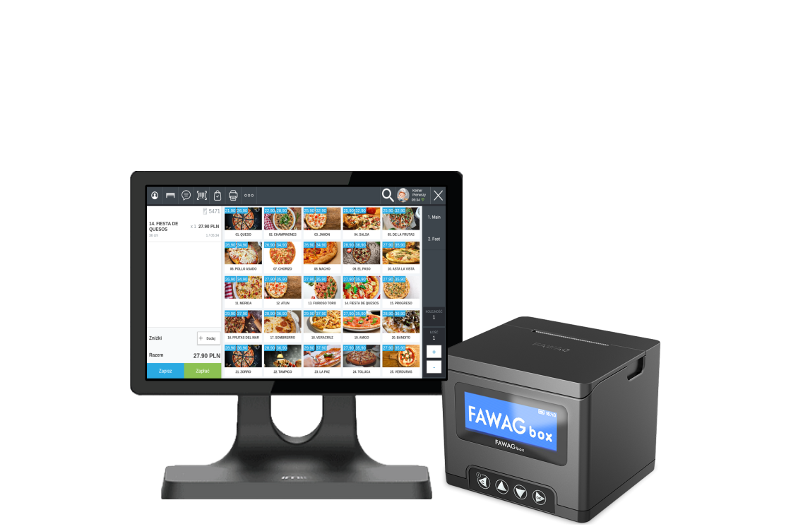 MarioPOS - Kompletny system POS Posnet Imin SWAN